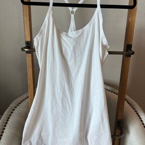 White Women's Tank Top Dress
